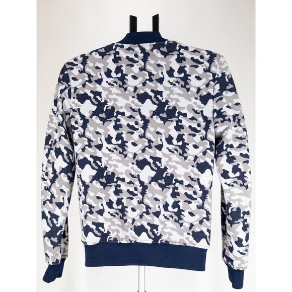 ZARA Man Camo Bomber Jacket Detachable Hood Zip Up Size S - Picture 3 of 6